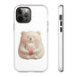 Cute Bear Phone Case, Tough Cases, Animal Lover Gift, Kids Accessories, Mother’s Day, Heartwarming Design