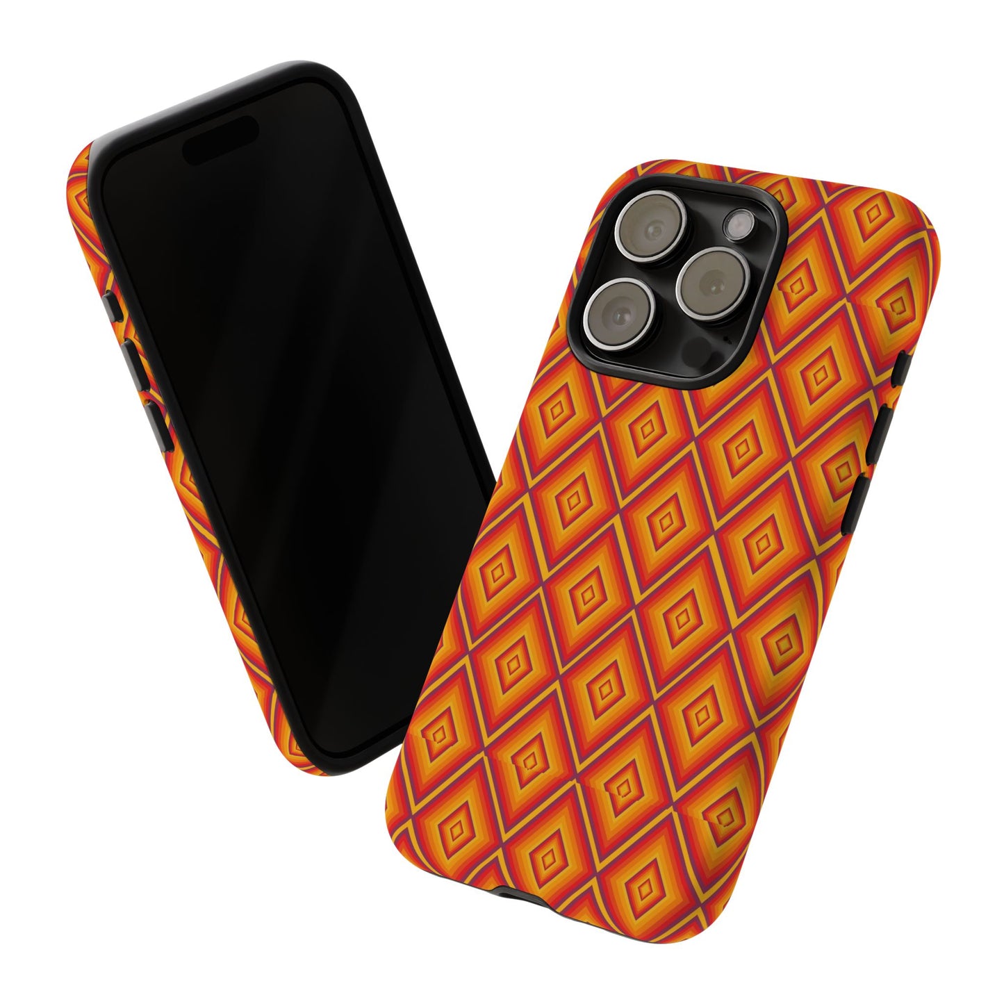 Geometric Phone Case, Tough Cases for Protection, Stylish Smartphone Cover, Vibrant Patterned Phone Accessory, Unique Gift Idea, [...]