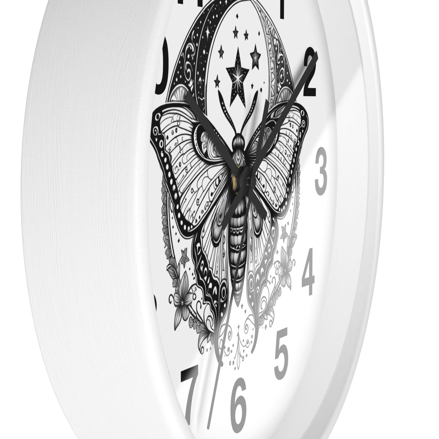 Wall Clock Butterfly