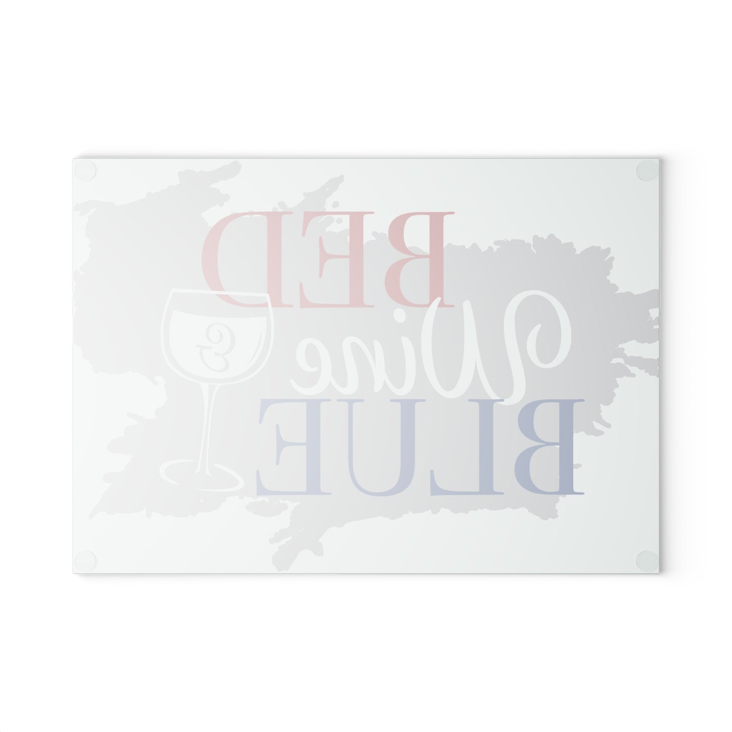 Wine and Cheese Glass Cutting Board, Entertaining Kitchen Decor, Gift for Wine Lovers, Housewarming Gift, Wedding Gift, Kitchen Accessory
