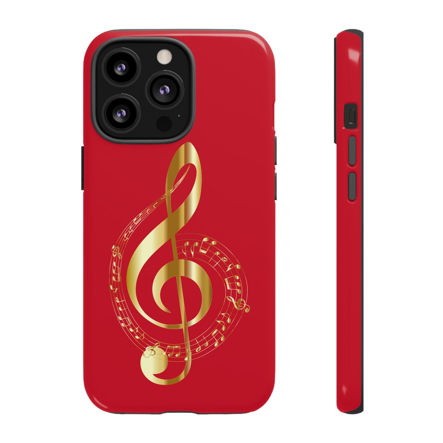 Tough Cases - Red Musical Note