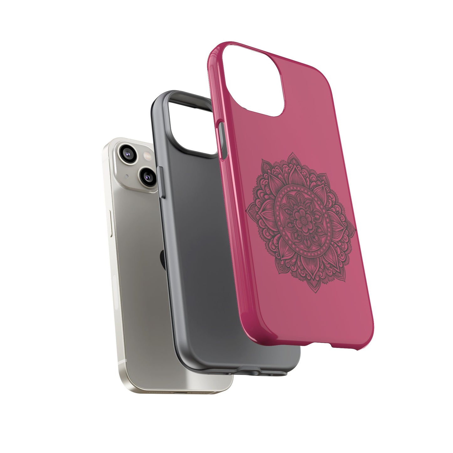 Vibrant Mandala Phone Case, Artistic Protection Cover, Gift for Her, Trendy Accessories, Birthday or Holiday Present
