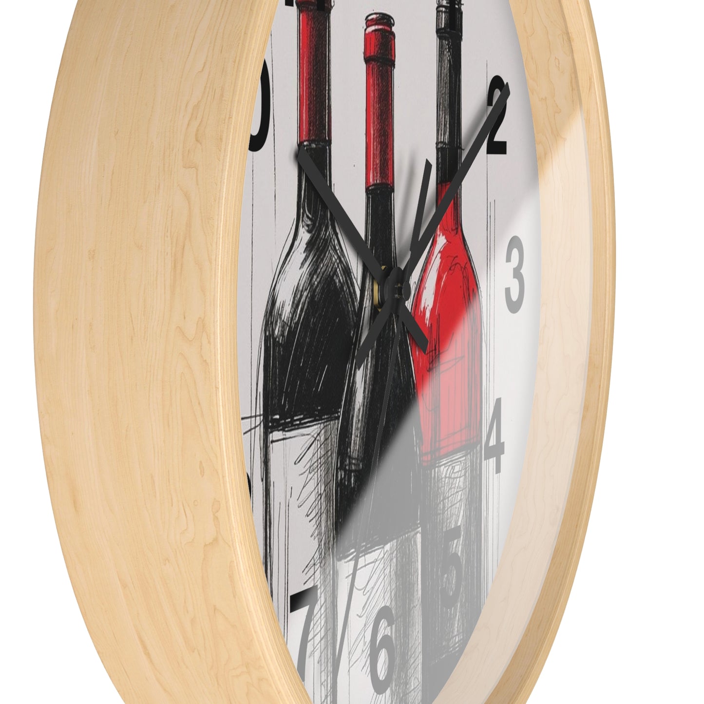 Wine Lovers Wall Clock, Decorative Timepiece for Kitchen, Bar, Home, Unique Gift for Wine Enthusiasts, Rustic Decor, Perfect for [...]