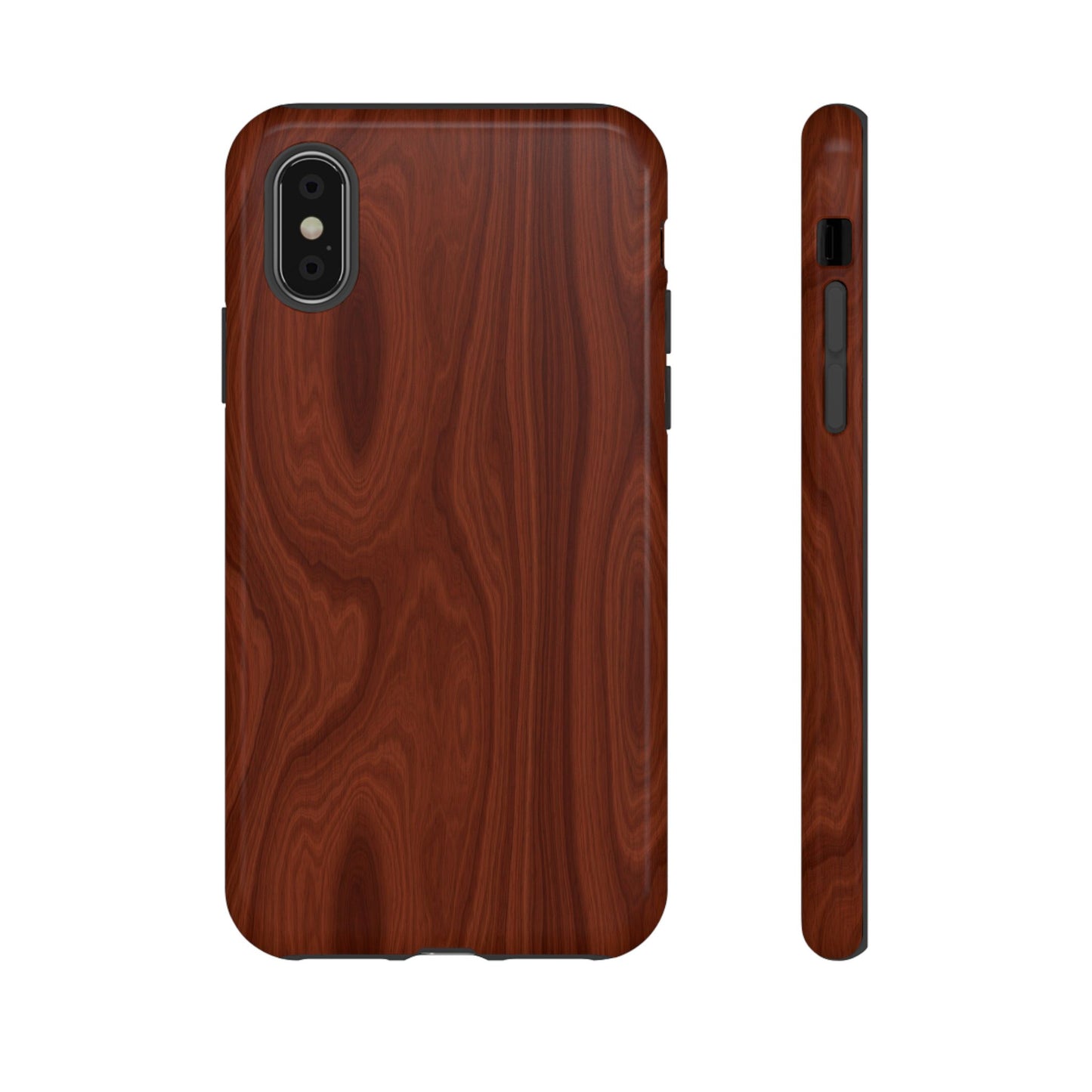 Wood Grain Phone Case, Stylish Tough Cases, Nature-Inspired Protective Cover, Unique Gifts for Him and Her, Eco-Friendly Tech Accessory