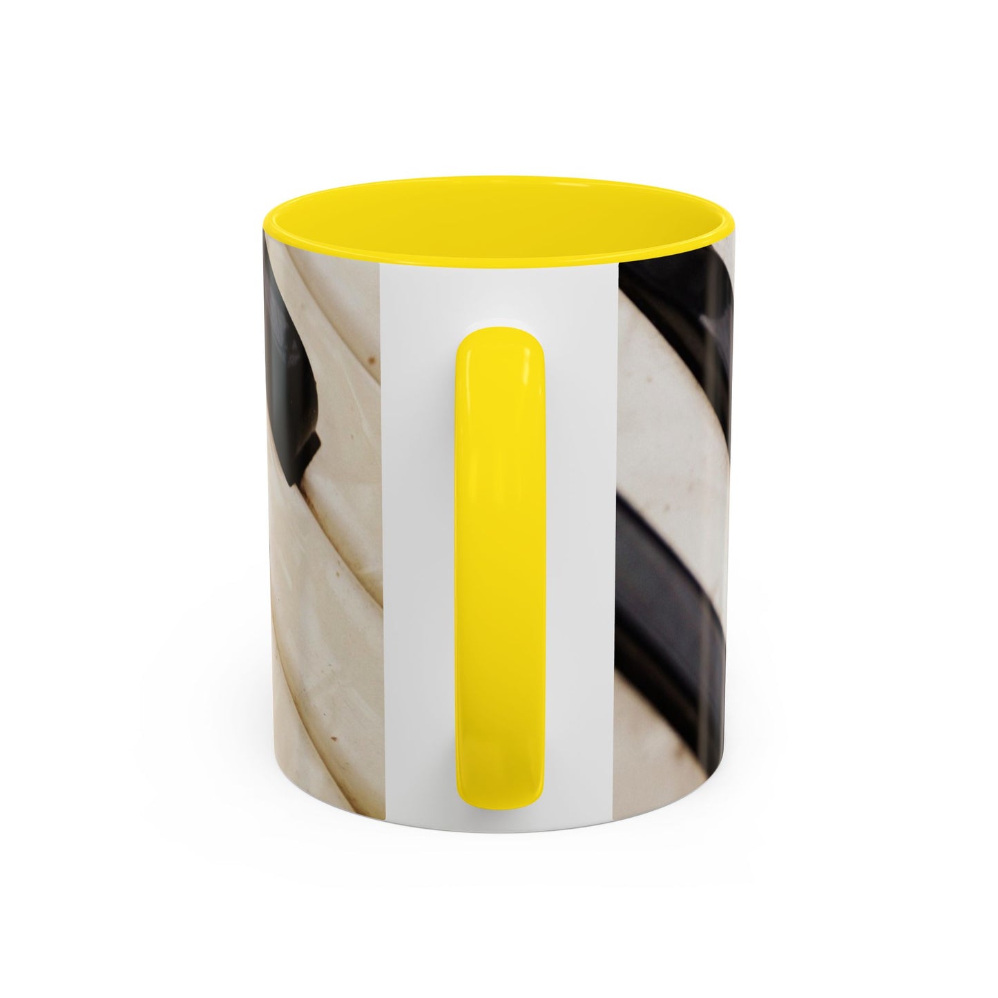 Musical Accent Coffee Mug | Piano Design, Coffee Lover Gift, Musician Mug, Stylish Drinkware, Home & Office Decor