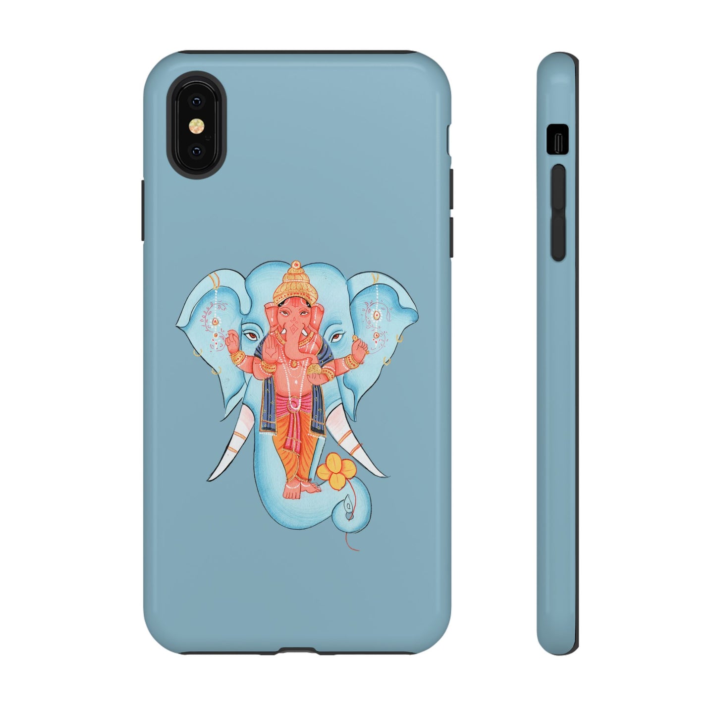 Tough Cases: Ganesh-Inspired Phone Case, Bohemian Phone Cover, Hindu Art Accessory, Festival Gift, Protective Phone Shell
