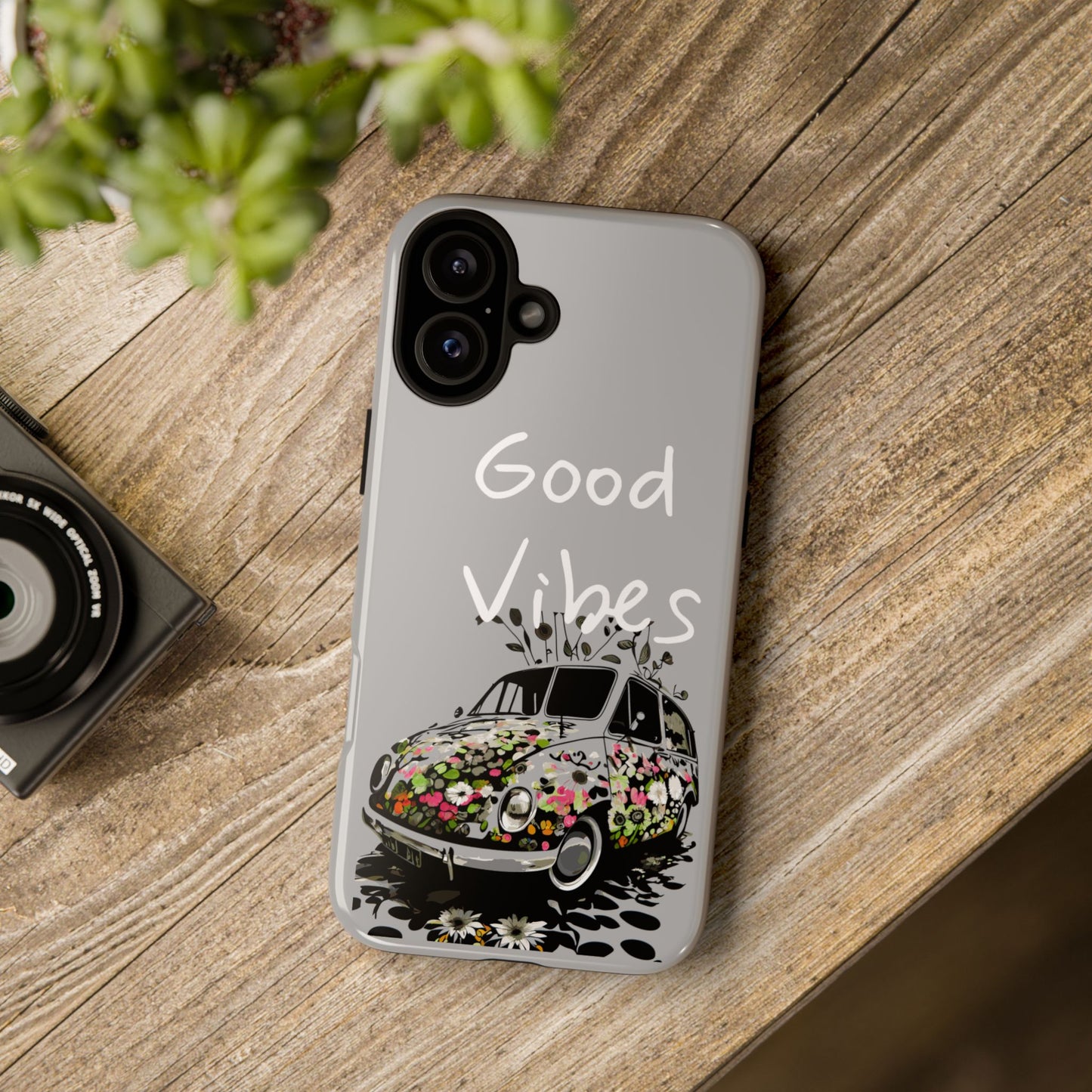 Floral Phone Case | Good Vibes, Phone Accessories, Gift for Her, Trendy Tech, Summer Vibes, Birthday Gift
