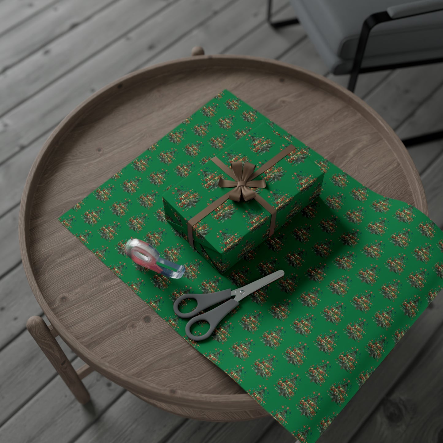 Festive Gift Wrap Papers for Holiday Cheer, Christmas Wrapping Paper, Eco-Friendly Gift Wrap, Decorative Gift Covering, AI Design Inspired
