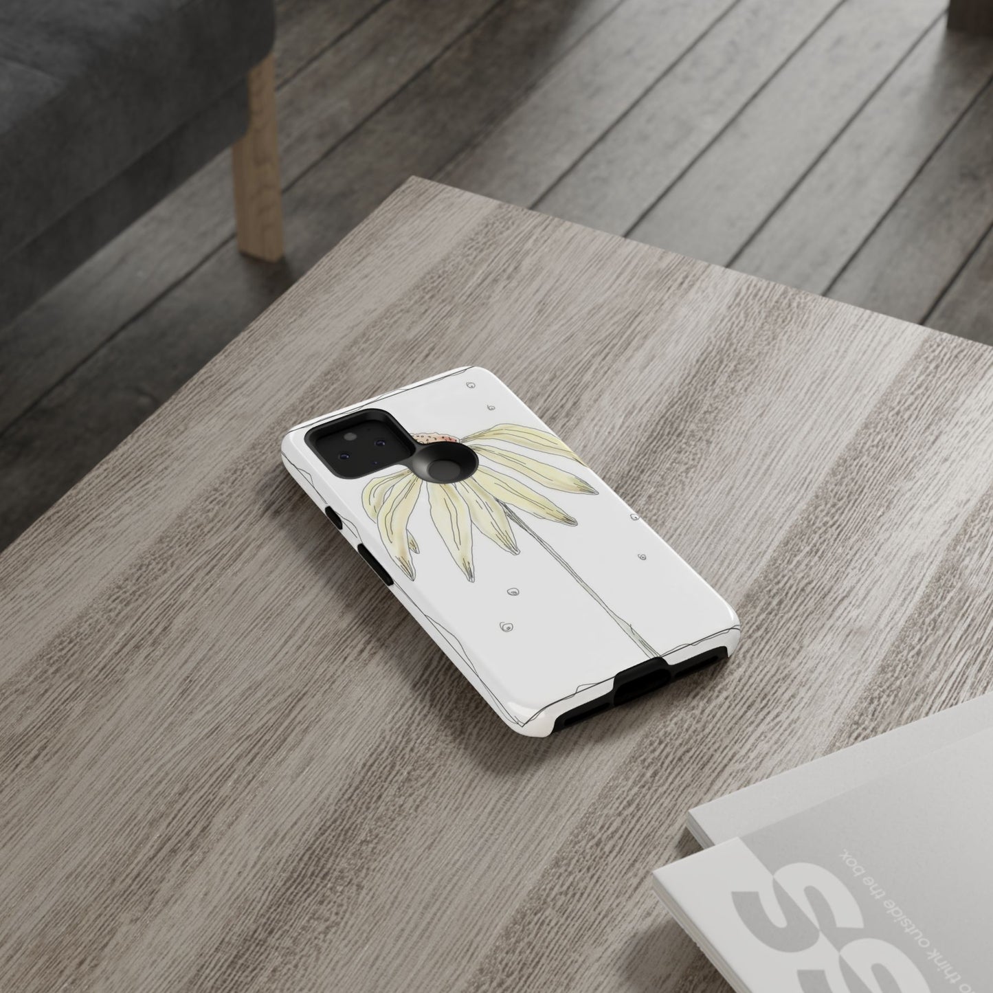 Flower Phone Case with Delicate Design, Tough Phone Cover, Nature Lover Gift, Floral Tech Accessory, Stylish Phone Protection