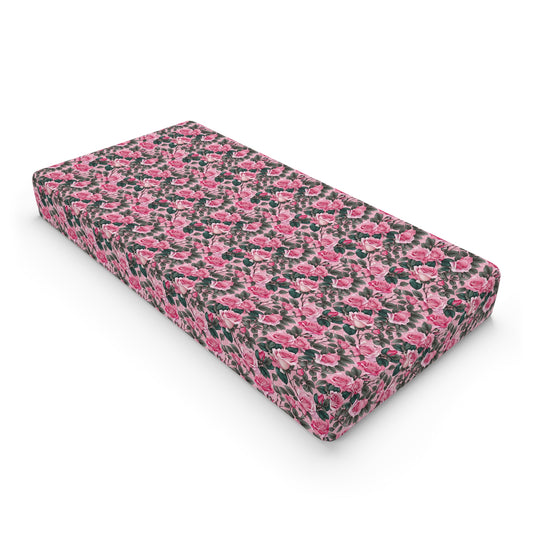 Floral Baby Changing Pad Cover, Soft Nursery Bedding, Baby Shower Gift, Floral Pattern, Gender Neutral Decor