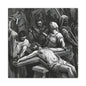 Crucifixion Art Matte Canvas Print – Stretched Religious Wall Decor