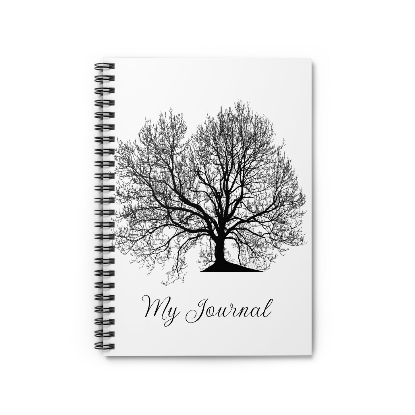 Artistic Tree Spiral Notebook - My Journal, Nature Lover's Gift, Writing Diary, School Supplies, Eco-Friendly Stationery
