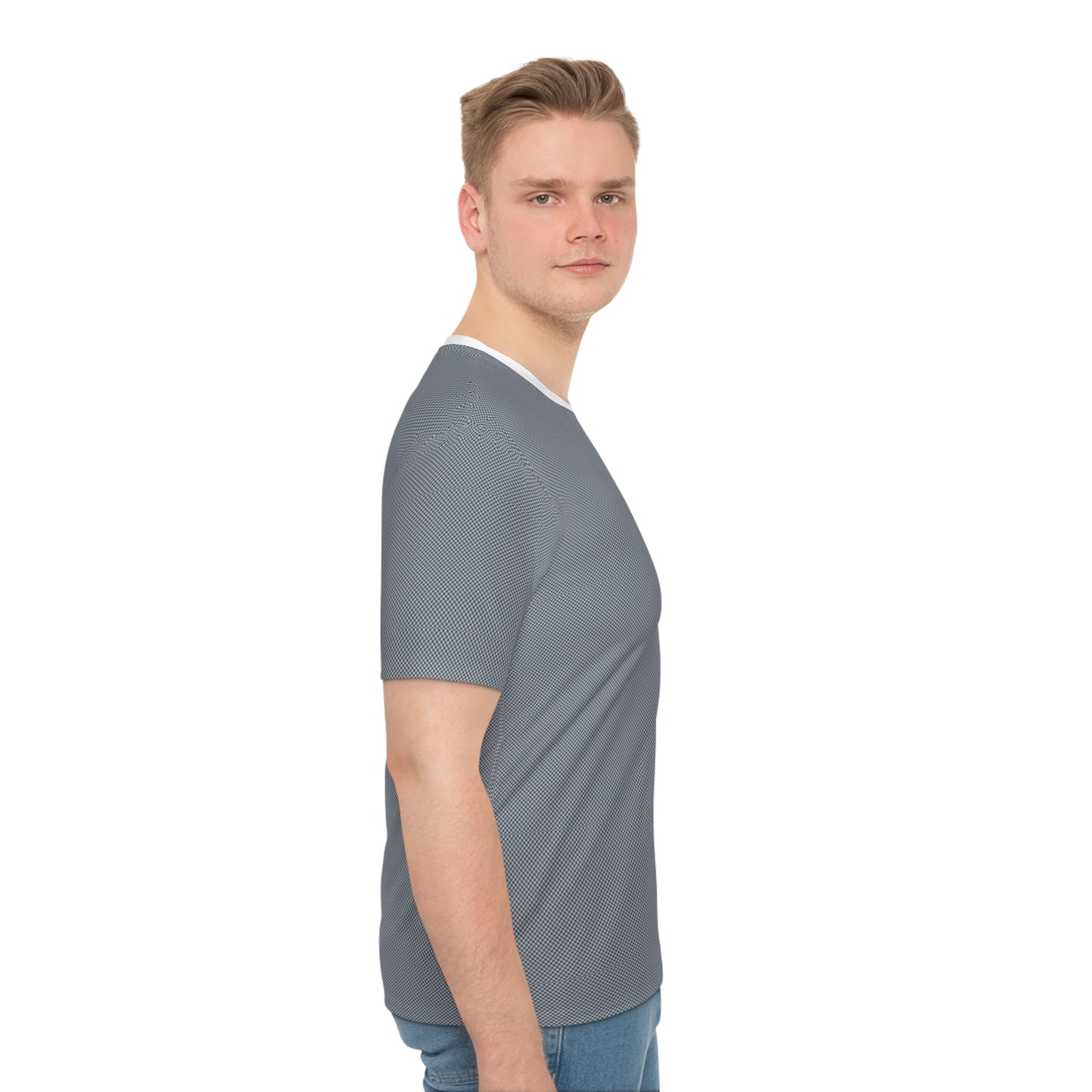 Loose Men's T‑Shirt — Relaxed Fit All‑Over Print Tee