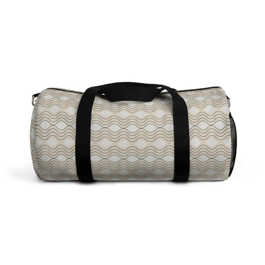 Stylish Wave Print Duffel Bag for Gym, Travel, Weekend Getaways, Stylish Duffel, Sport Bag, Travel Luggage, Fitness Gear