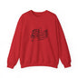 Music Notes Crewneck Sweatshirt – Minimal Sheet Music Design