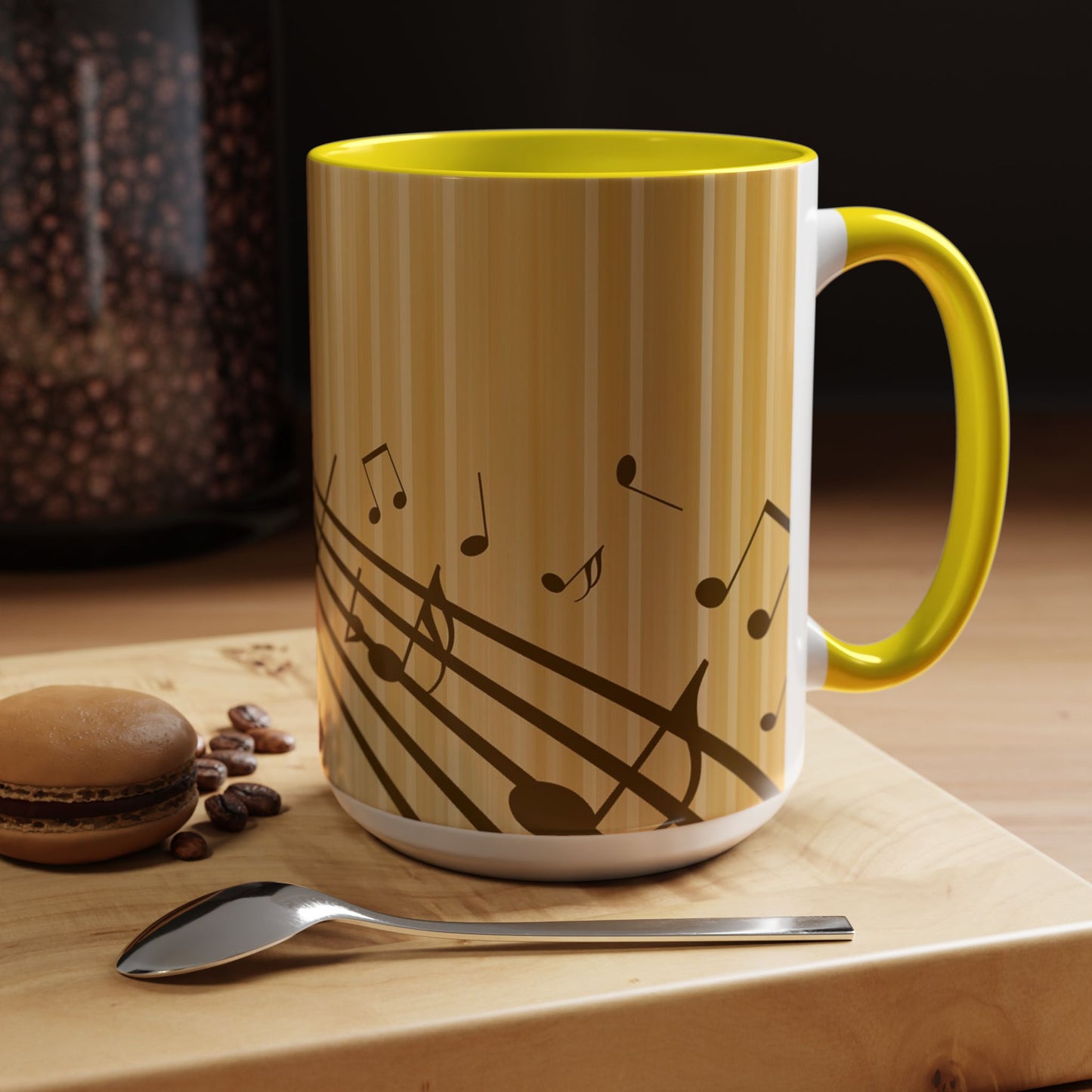 Musical Note Coffee Mug - Perfect Gift for Musicians, Coffee Lovers, Music Teachers, Birthdays, Housewarming