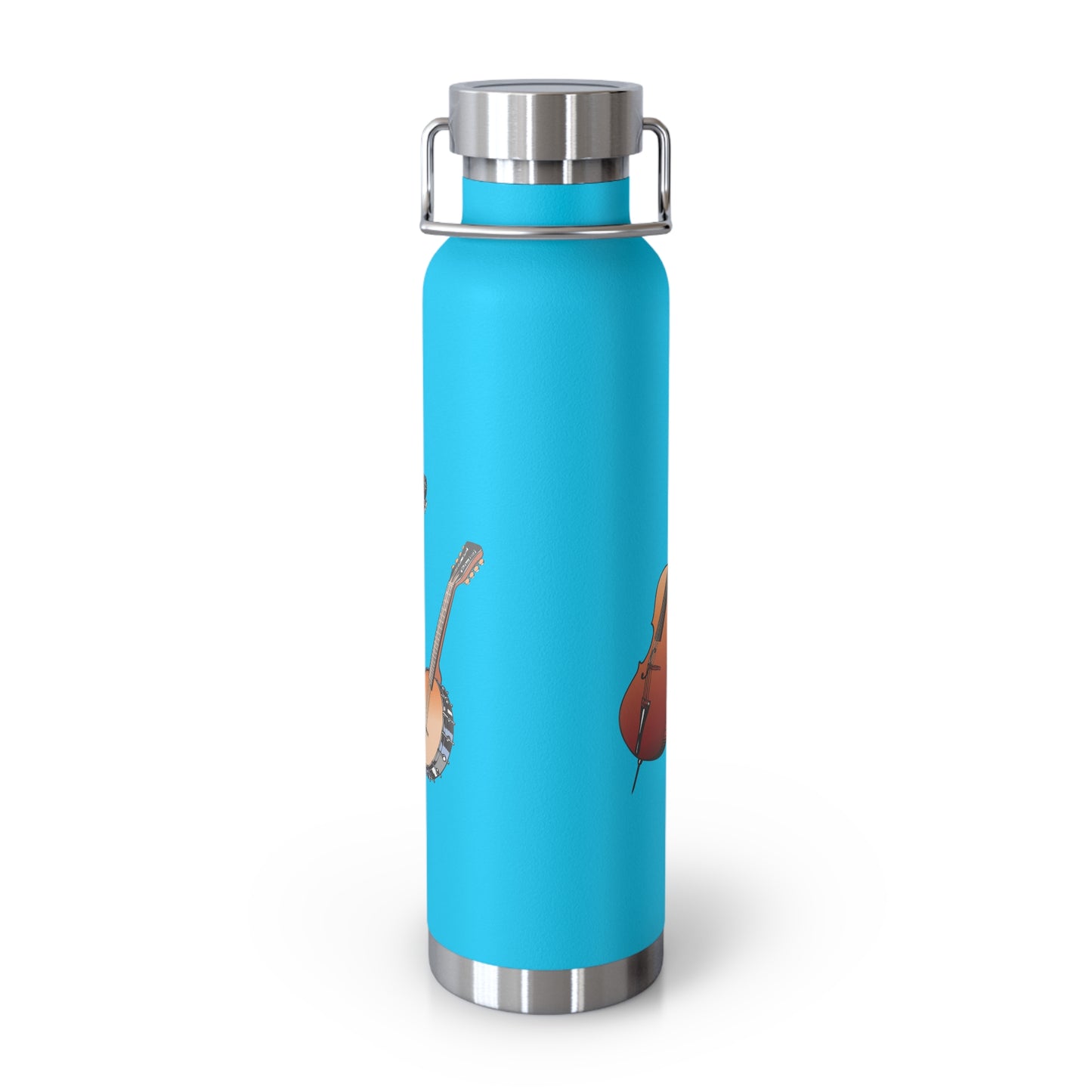 Musical Instruments Water Bottle | Copper Vacuum Insulated Bottle | Gift for Musicians, Music Lovers, Durable Travel Mug, Concert [...]
