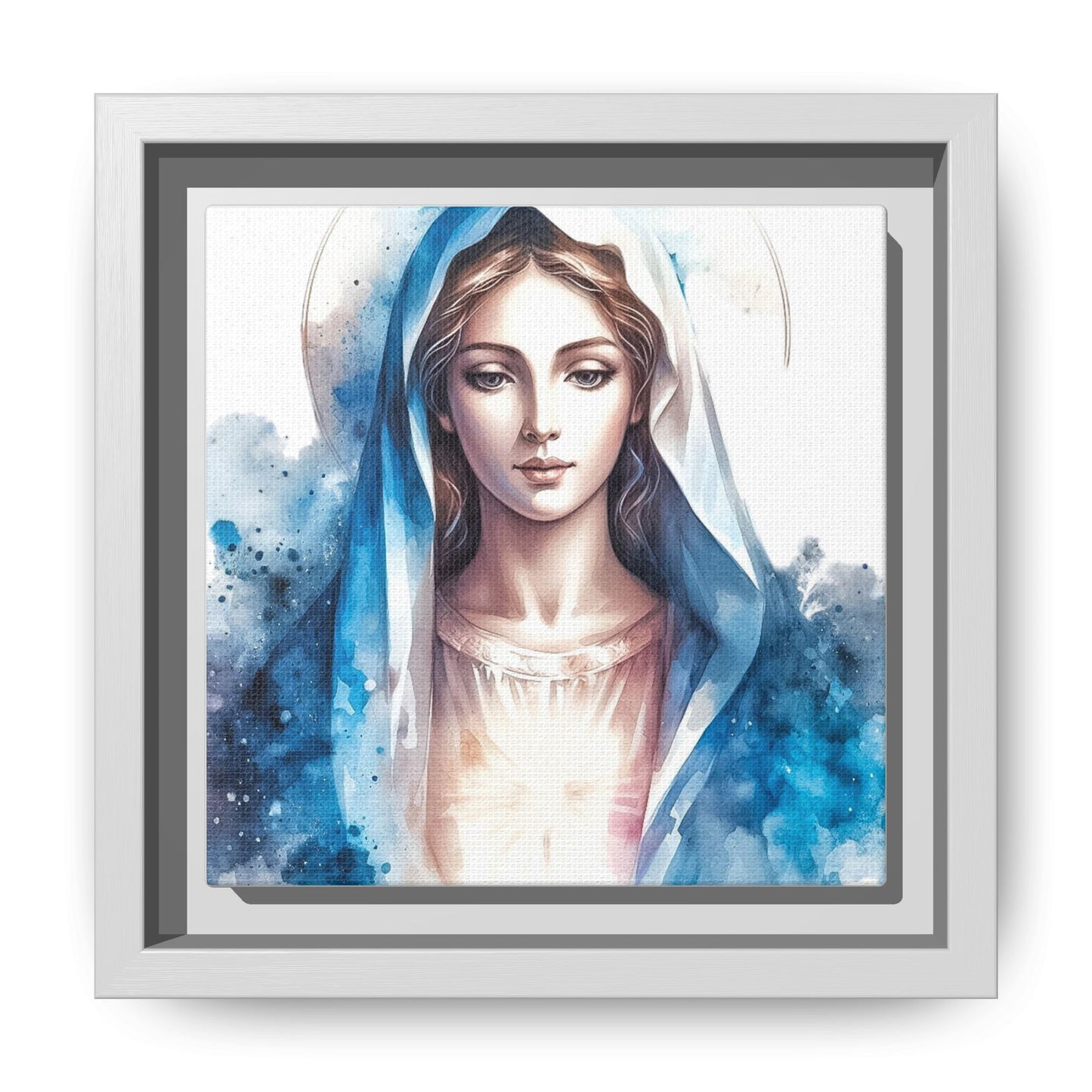 Framed Canvas Art Print, Spiritual Decor, Religious Artwork, Wall Decor, Gift for Faith, Elegant Home Decoration