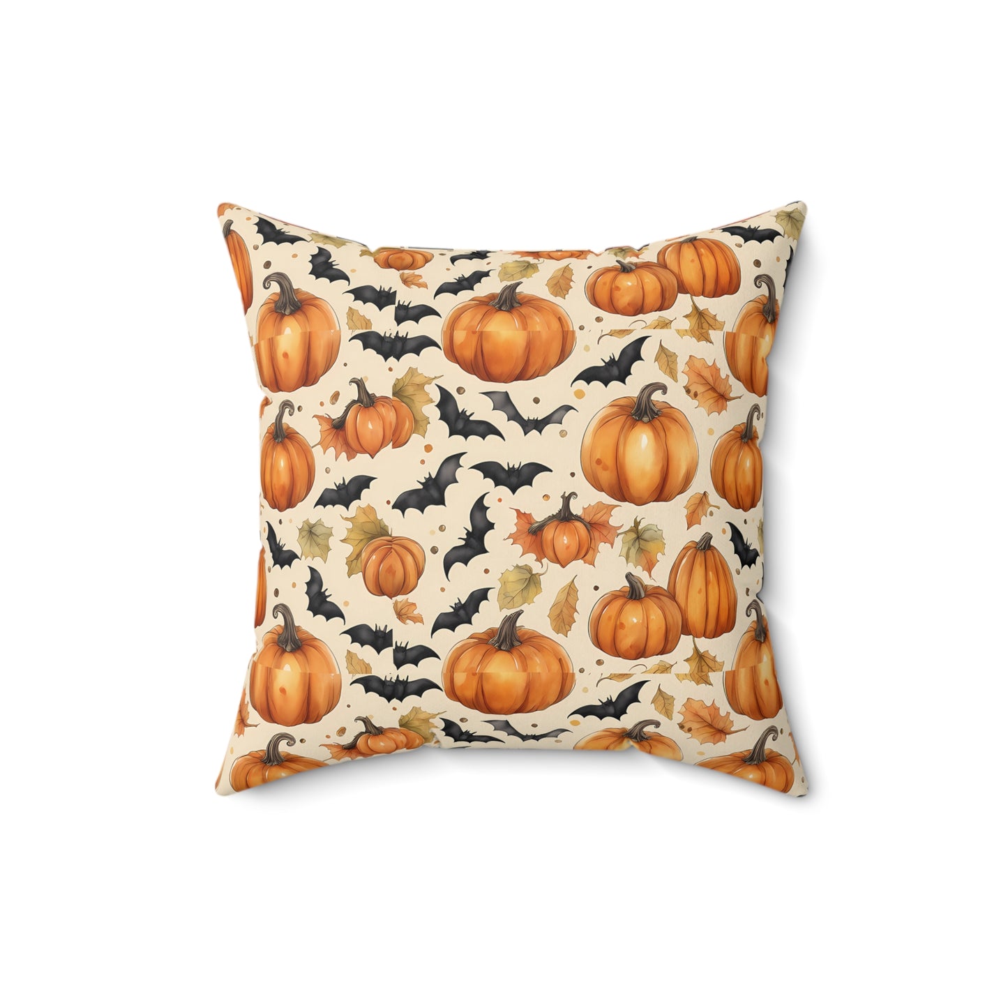 Halloween Pumpkin Bat Pillow, Decorative Throw Cushion for Fall Decor, Autumn Home Accents, Cozy Halloween Decor, Spooky Season Gift