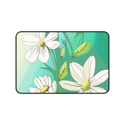 Floral Desk Mat - Elegant Workspace Décor, Office Accessories, Gift for Her, Home Office Decor, Teacher Supplies, Eco-Friendly Mat