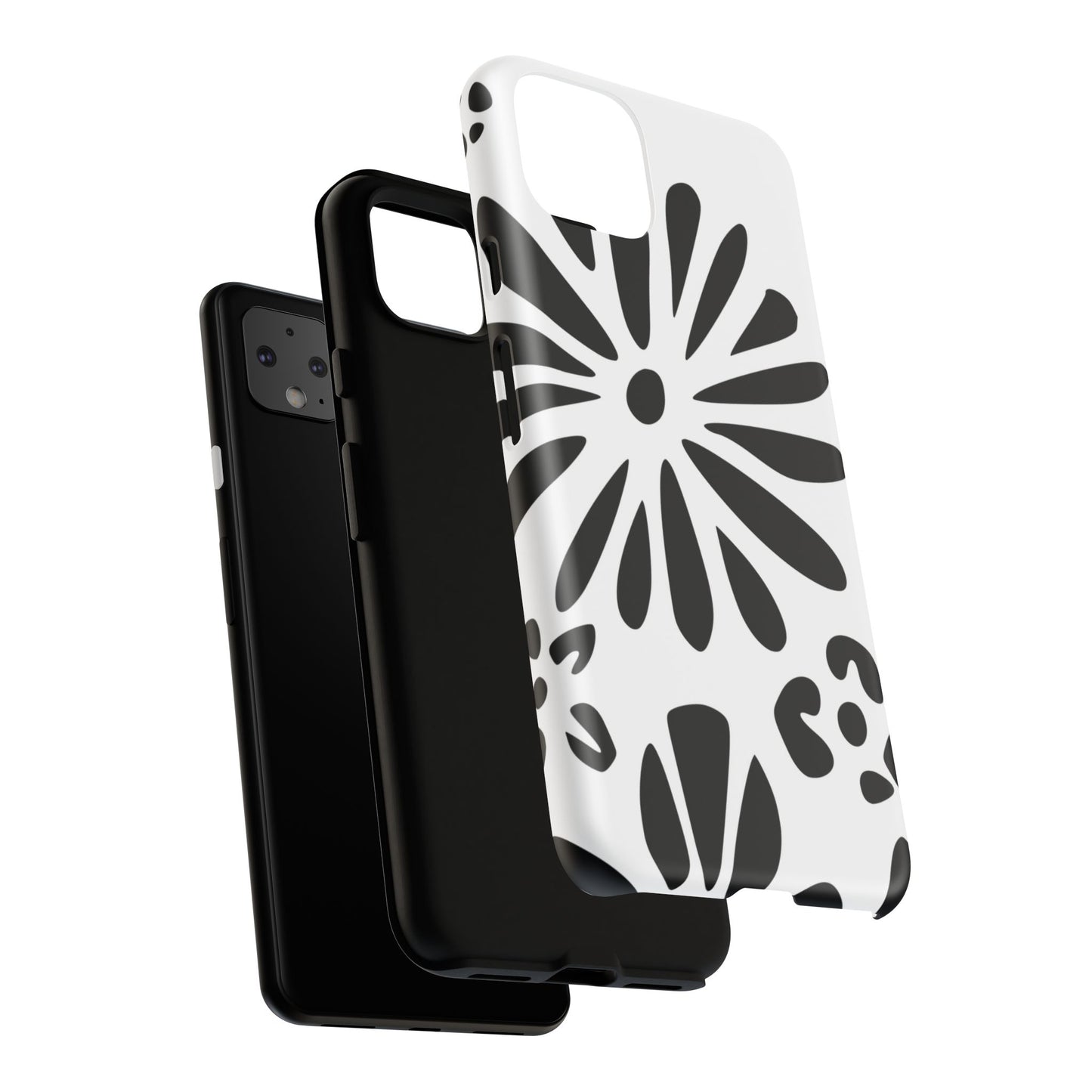 Stylish Phone Case with Floral Design, Tough Phone Cover for Her, Trendy Black and White Cell Phone Case, Unique Gift for Birthdays [...]