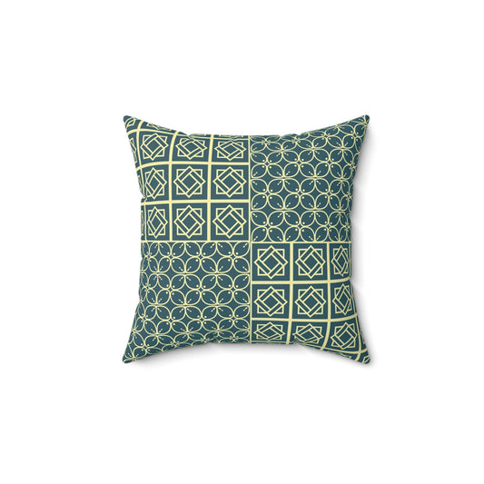 Geometric Decor Pillow, Modern Cushion for Living Room, Boho Bedroom Accent, Gift for Housewarming, Unique Throw Pillow
