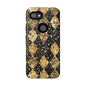 Elegant Gold & Black Phone Case for Tough Protection
