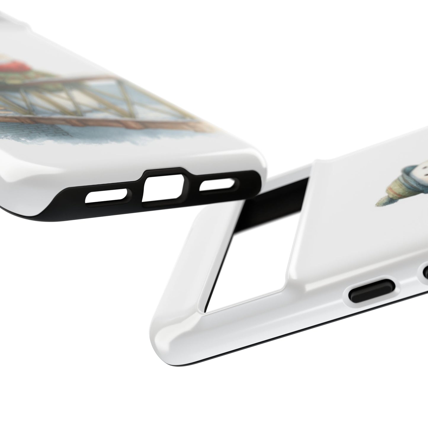 Snowman Phone Case – Winter Holiday Gift, Cute Snowman Design, Winter Accessories, Protective Phone Case, Unique Christmas Present