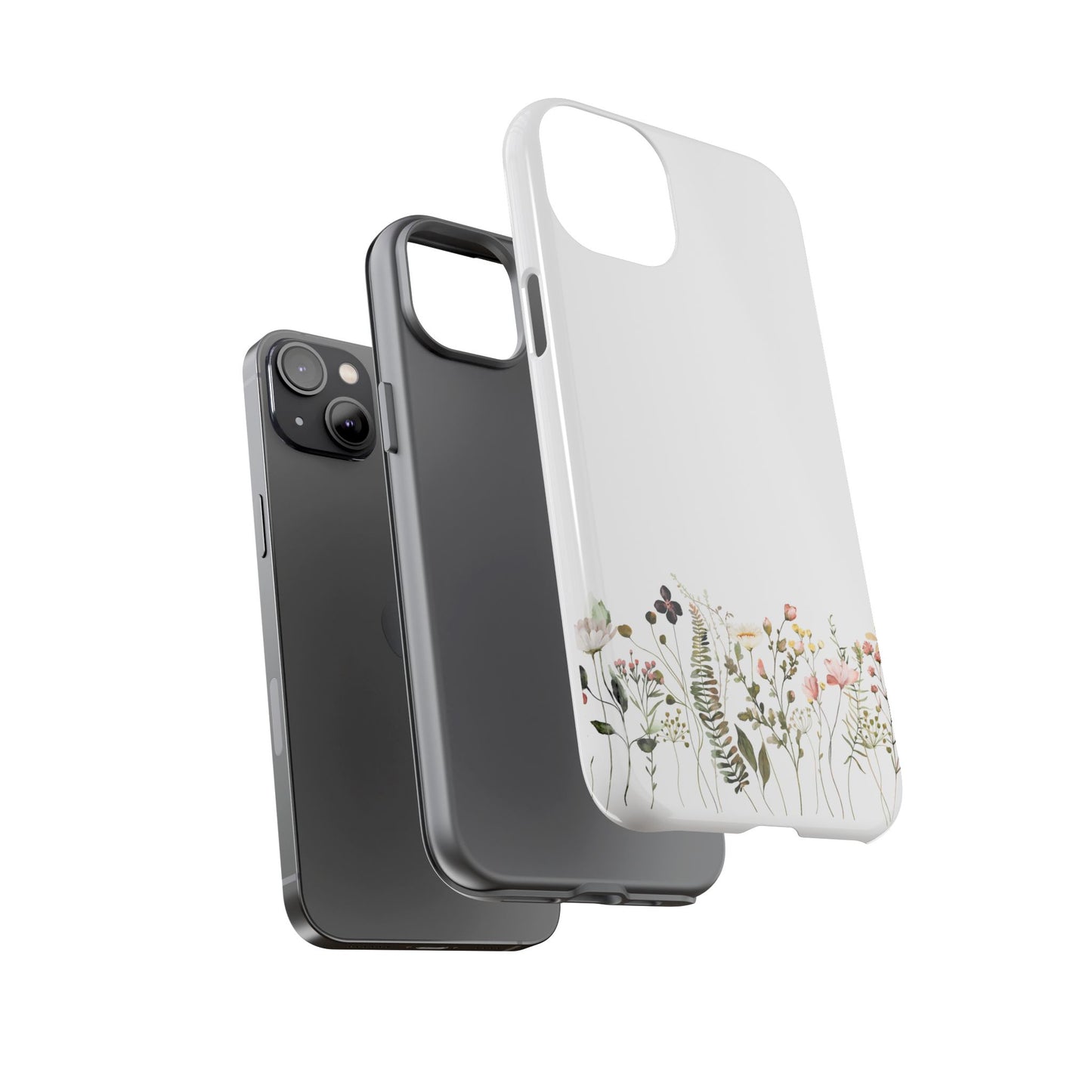 Floral Phone Case - Tough Cases for Nature Lovers, Stylish Floral Design, Phone Protection, Gifts for Her, Eco-Friendly Tech Accessories