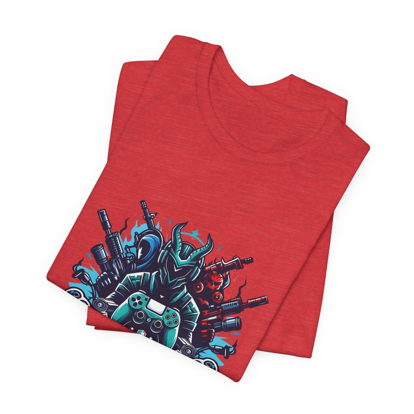 Gaming Controller Emblem Tee — Esports Gamer Graphic T-Shirt