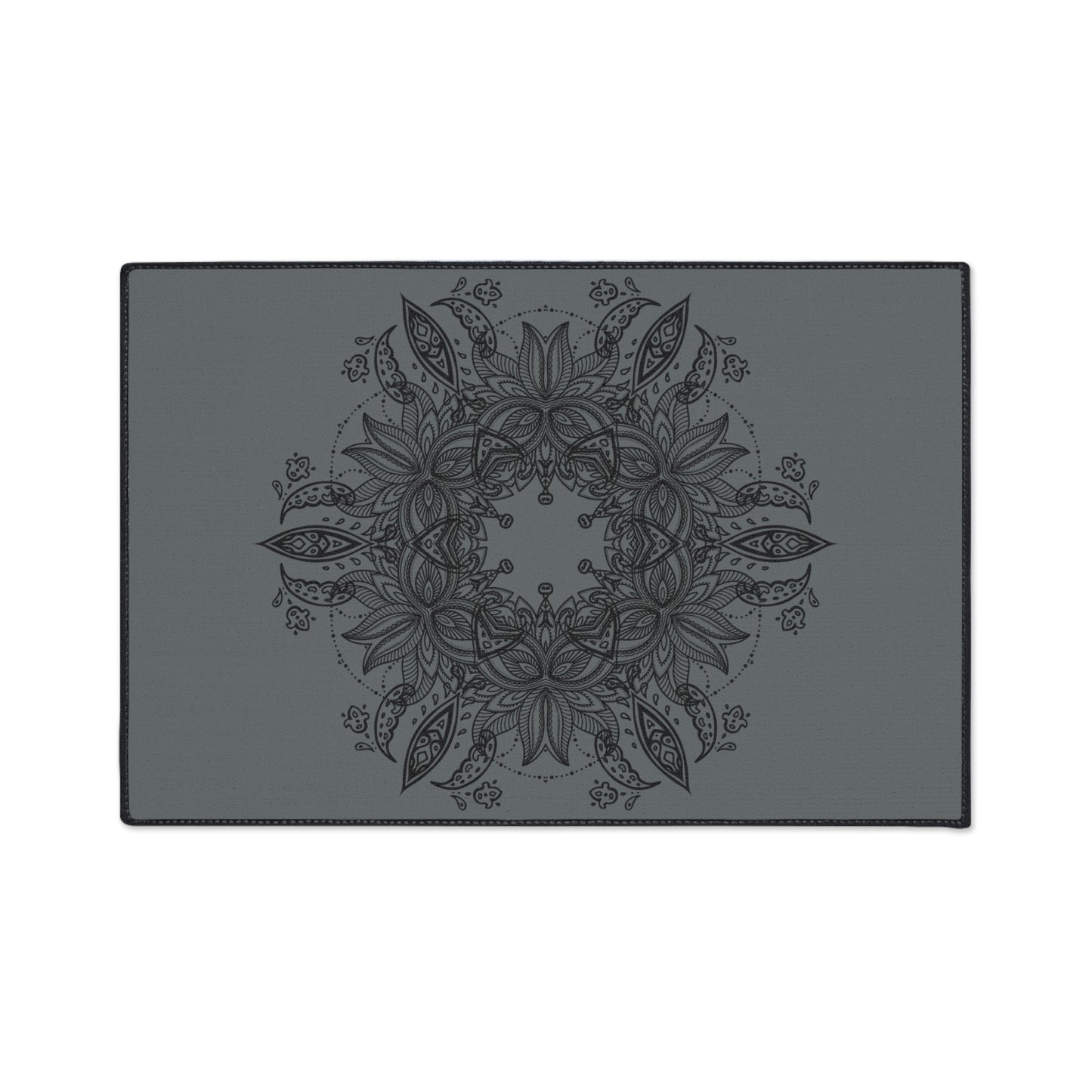 Decorative Mandala Floor Mat — Heavy Duty Non‑Slip Entry Rug