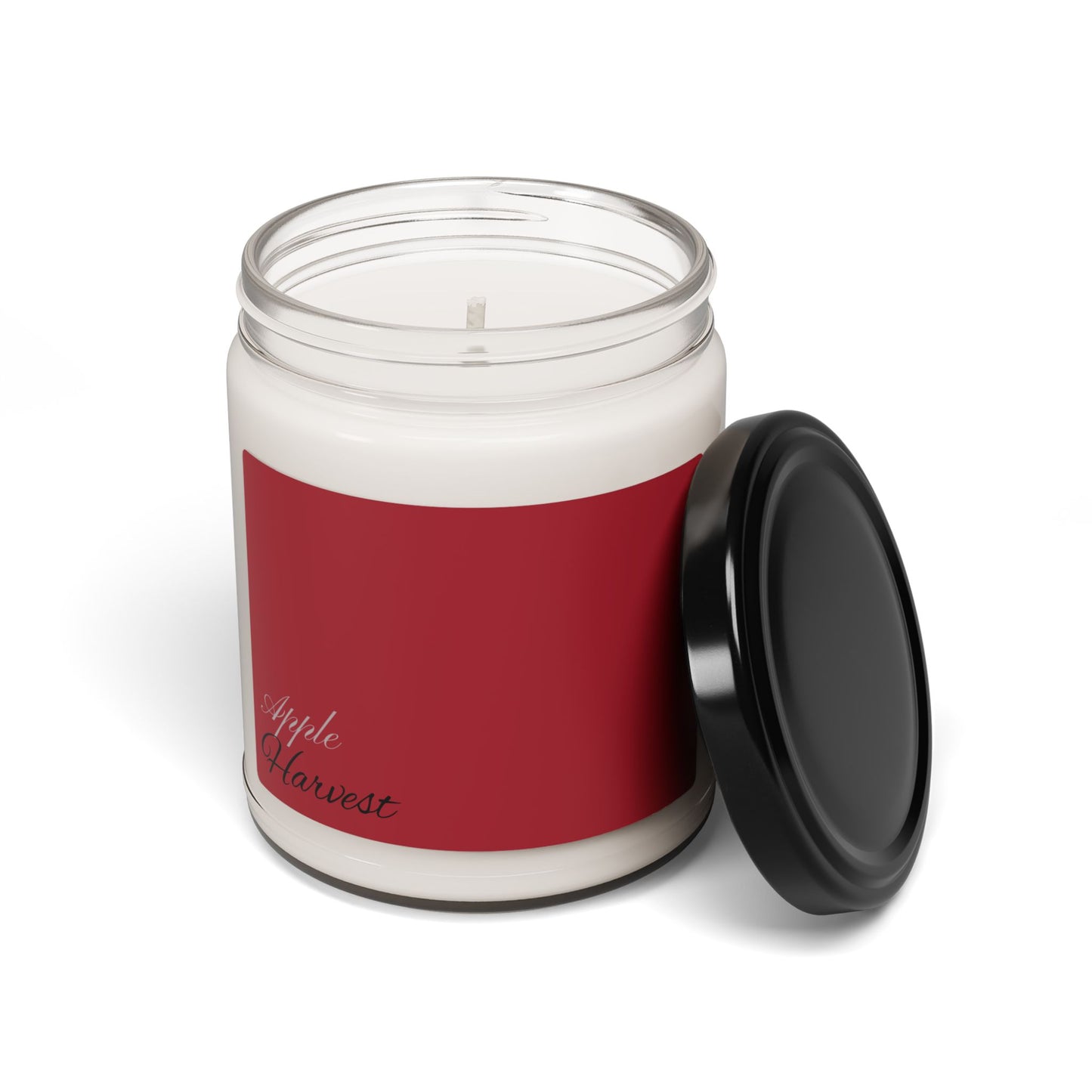 Apple Harvest Soy Candle — 9oz Scented Jar (Autumn Apple Spice)