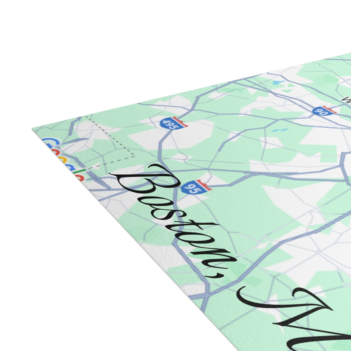 Boston Map Postcard Bundle - Personalized Travel Keepsake, Perfect for Souvenirs, Gifts, Wedding Invitations, or Event Thank You Cards