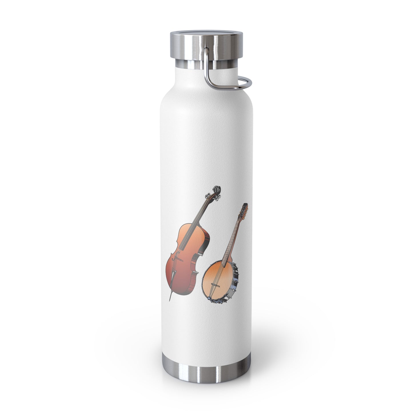 Musical Instruments Water Bottle | Copper Vacuum Insulated Bottle | Gift for Musicians, Music Lovers, Durable Travel Mug, Concert [...]