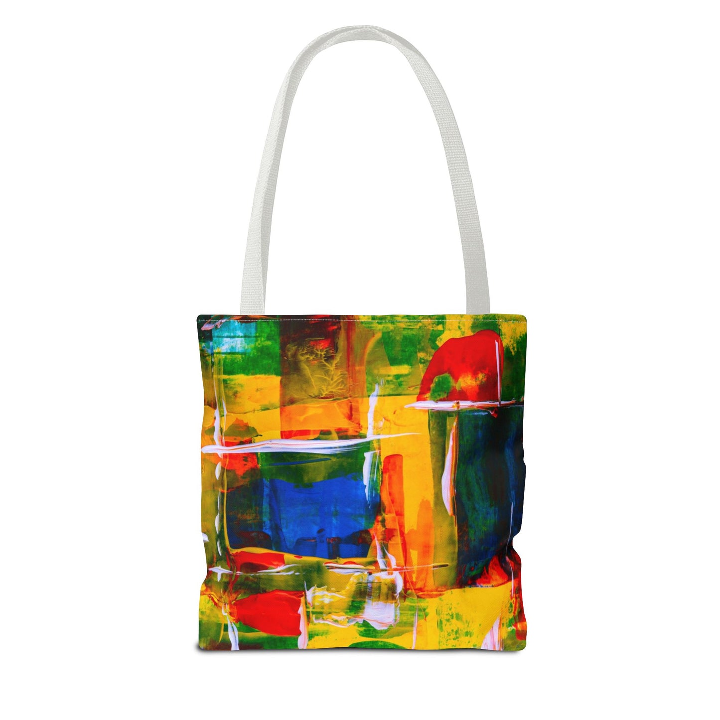 Vibrant Art Tote Bag, Colorful Shopping Bag, Summer Tote, Beach Bag