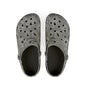 Gray Floral EVA Foam Clogs — Lightweight Garden & Casual Slip-On Shoes