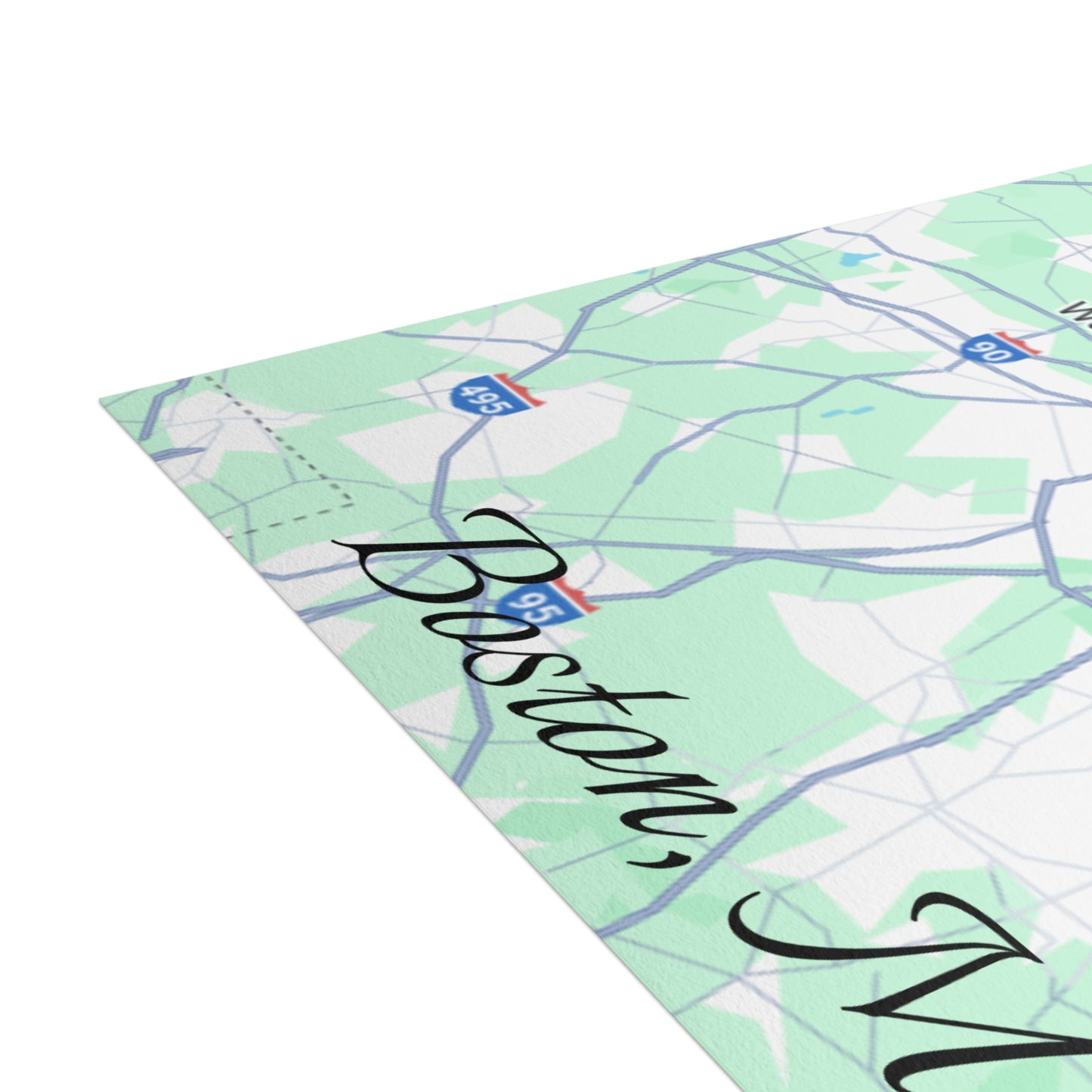 Boston Map Postcard Bundle - Personalized Travel Keepsake, Perfect for Souvenirs, Gifts, Wedding Invitations, or Event Thank You Cards