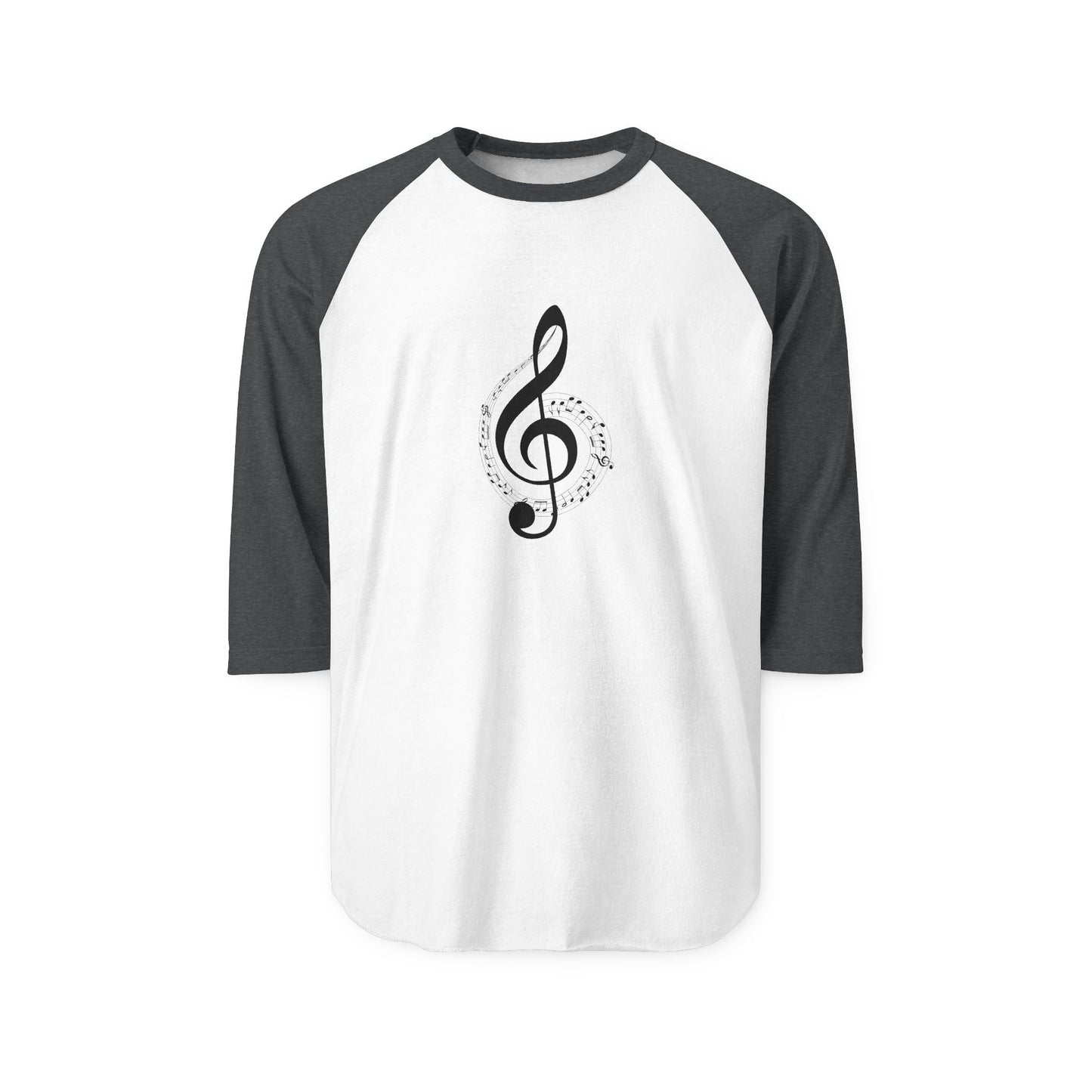 Music Lover's Unisex Three-Quarter Sleeve Raglan Shirt, Perfect for Concerts