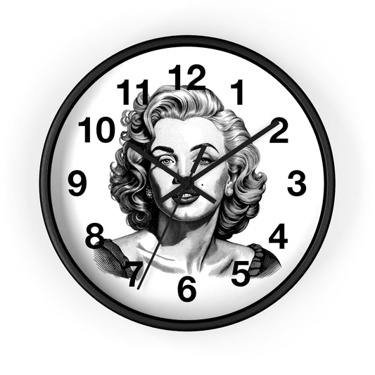 Vintage Marilyn Monroe Wall Clock, Retro Decor, Kitchen Clock, Gift for Her, Home Office Decor, Collector's Item
