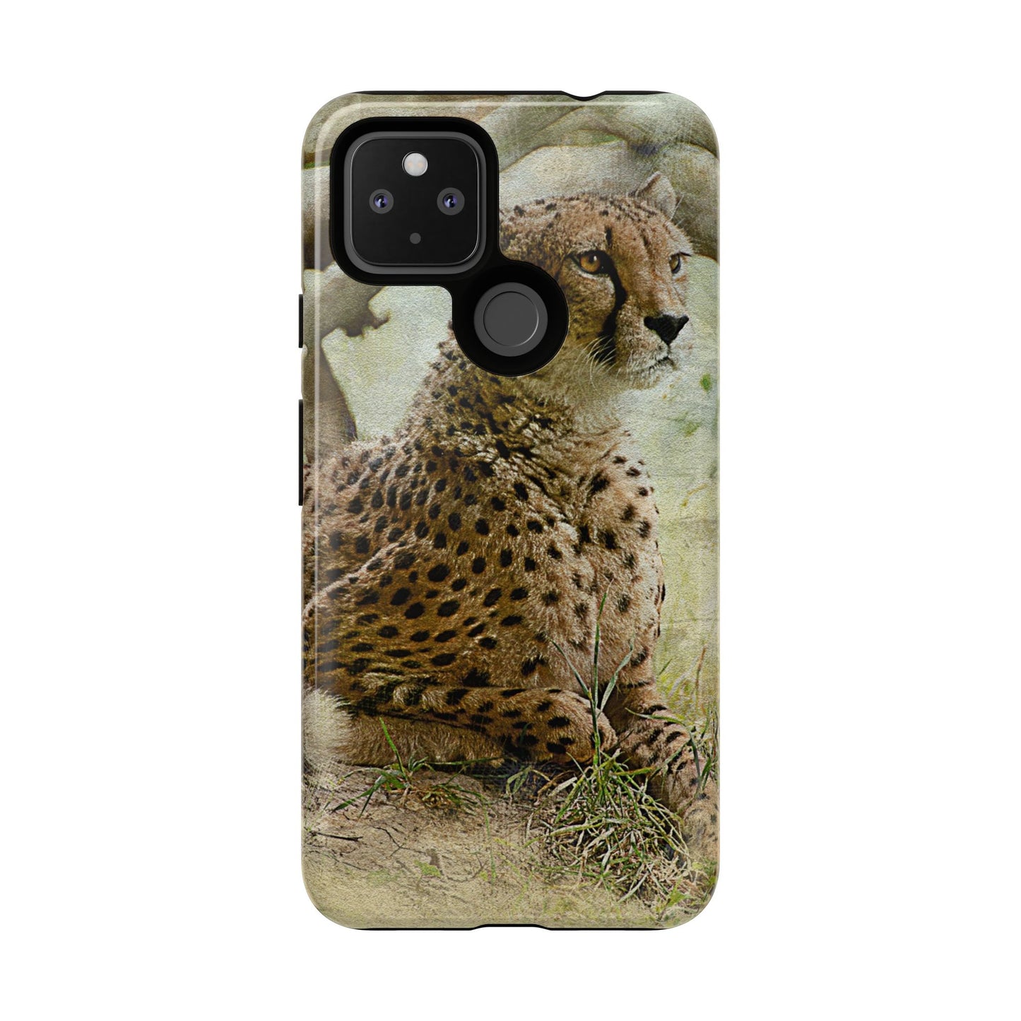 Cheetah Phone Case, Tough Cases, Animal Lover Gift, Wildlife Protection, Eco-Friendly Mobile Cover, Unique Phone Accessory
