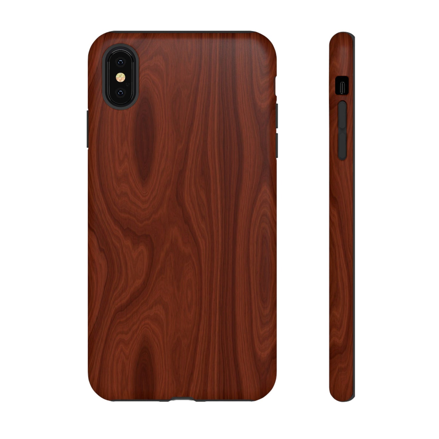 Wood Grain Phone Case, Stylish Tough Cases, Nature-Inspired Protective Cover, Unique Gifts for Him and Her, Eco-Friendly Tech Accessory