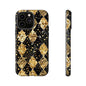 Elegant Gold & Black Phone Case for Tough Protection