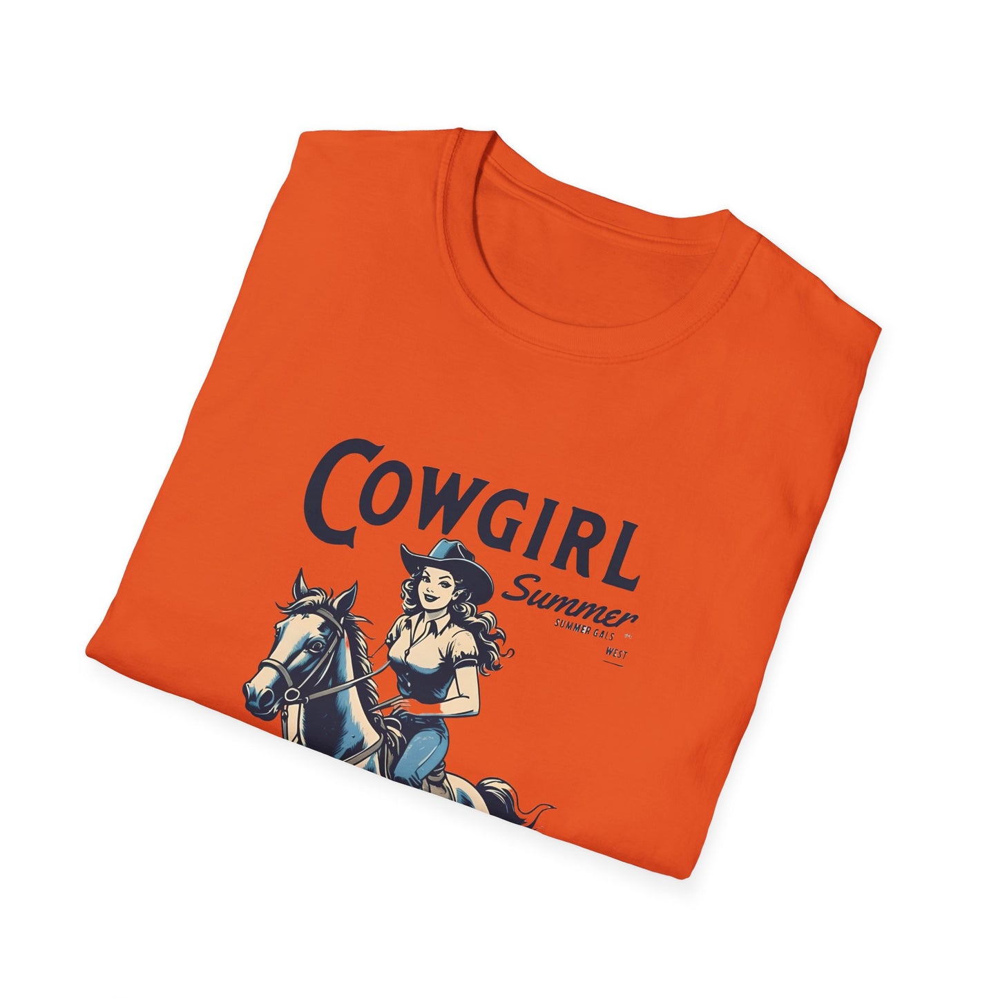 Cowgirl Summer Soft style T-Shirt for Horse Lovers