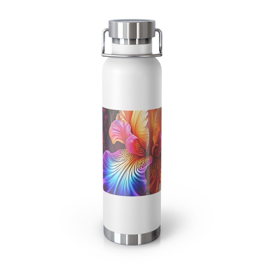 Astrological Copper Insulated Bottle, Cosmic Travel Mug, Horoscope Water Bottle, Starry Flask, Unique Gift for Astrology Lovers