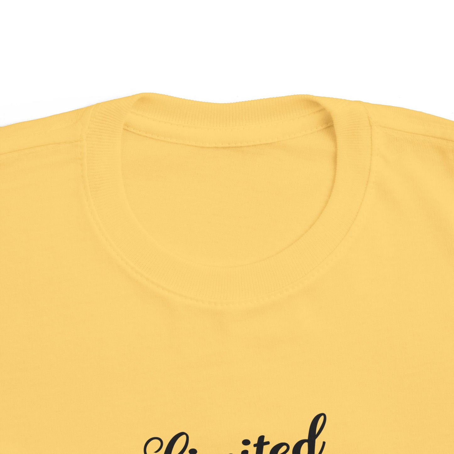 Limited Edition Toddler Tee, Cute Kids Shirt, Children's Fashion, Baby Gift, Toddler Apparel, Playful Clothing, Special Occasion Wear