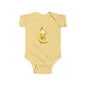 Cute Banana Infant Bodysuit, Baby Onesie, Newborn Gift, Funny Baby Clothes, Toddler Outfit, Fruit Theme Baby Wear