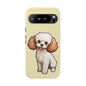 Cute Dog Phone Case, Pet Lover Gift, Custom Phone Cover, Cartoon Dog Case, Durable Phone Accessory