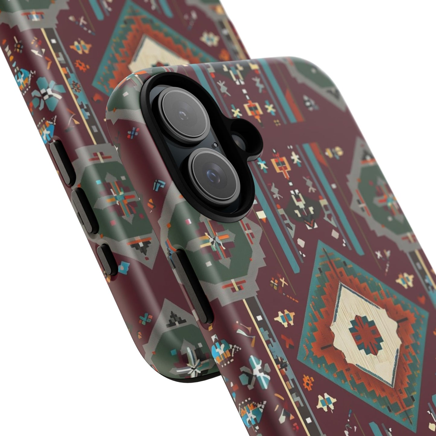 Tribal Pattern Phone Case - Boho Chic, Tough Durable Cover, Stylish Tech Accessory, Gift for Him/Her, Festival Essentials