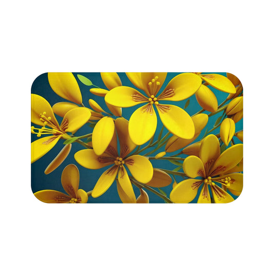 Vibrant Floral Bath Mat - Colorful Yellow Flower Design for Bathroom Decor, Home Gift, Spring Decor, Chic Bathroom Accessory, Great [...]