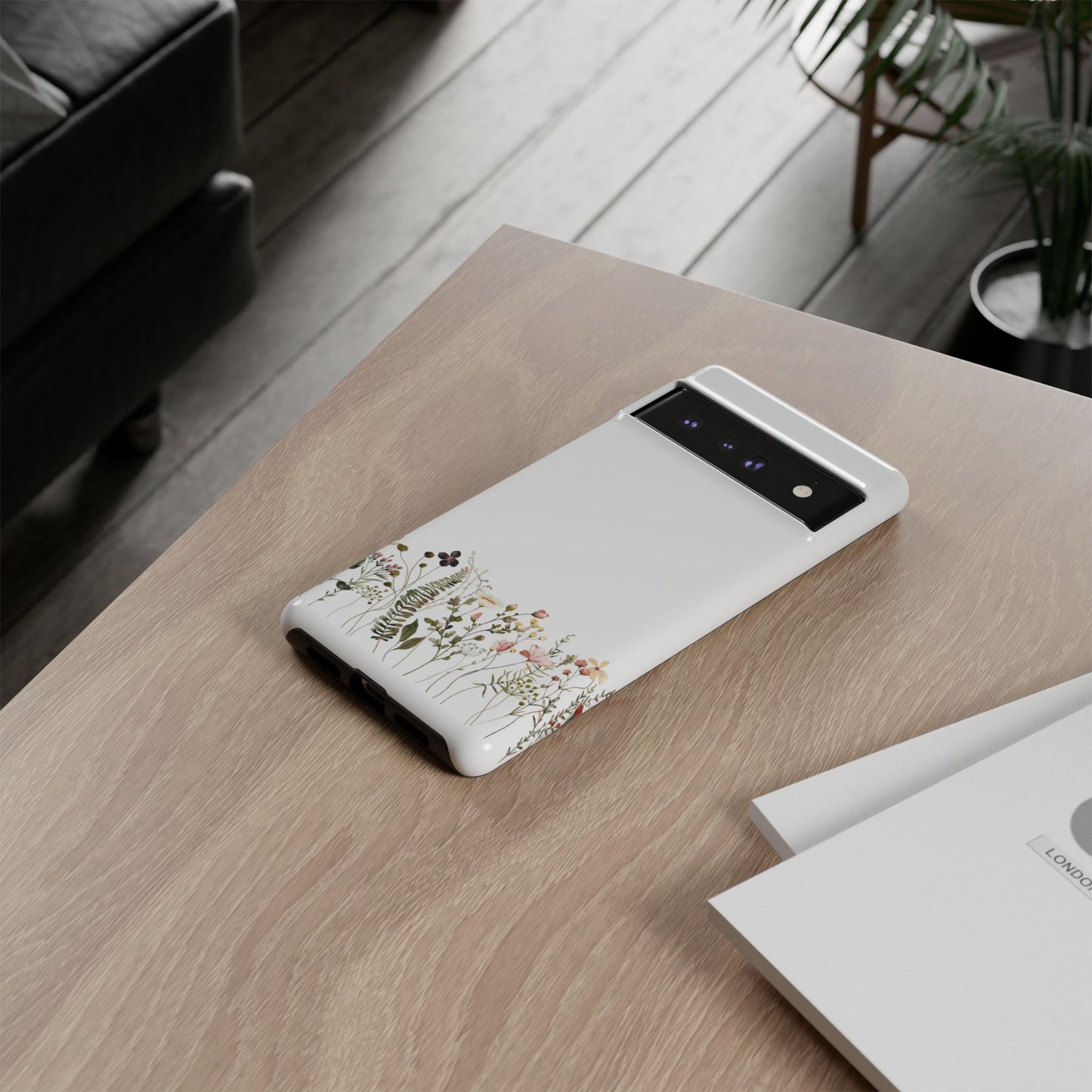 Floral Phone Case - Tough Cases for Nature Lovers, Stylish Floral Design, Phone Protection, Gifts for Her, Eco-Friendly Tech Accessories